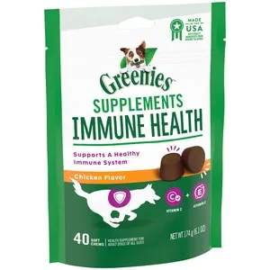 40ct Greenies Immune Health Supplement For Dogs - Supplements